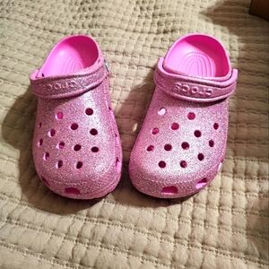 Glitter Crocs W8, BRAND NEW